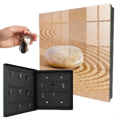 Key box A stone in the sand