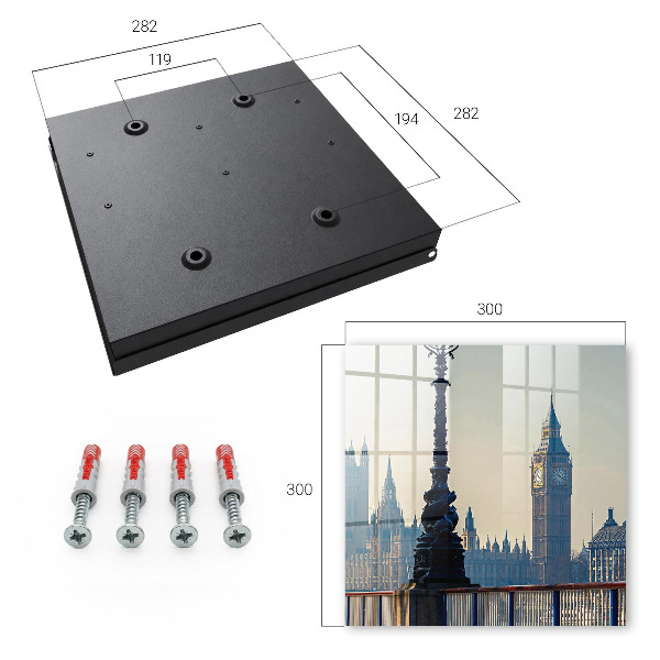 Key cabinet for wall Urban charm
