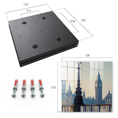 Key cabinet for wall Urban charm