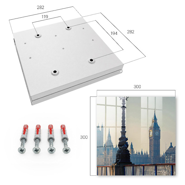 Key cabinet for wall Urban charm
