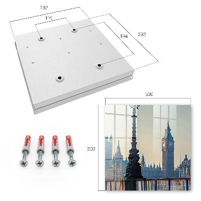 Key cabinet for wall Urban charm