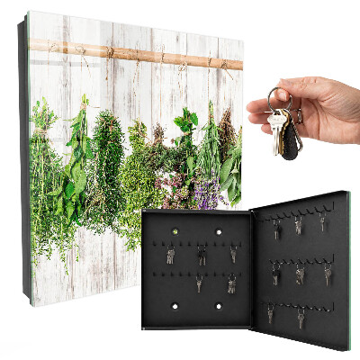 Key storage box Dried herbs