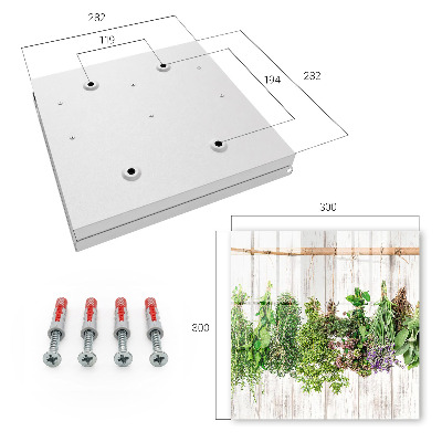Key storage box Dried herbs