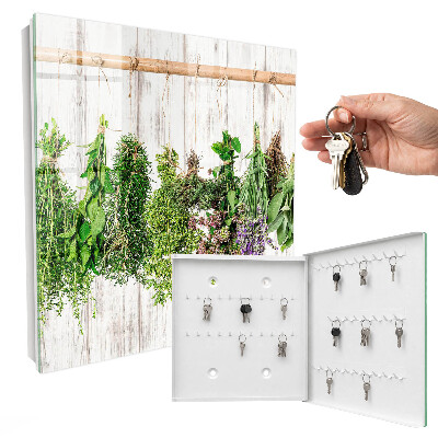 Key storage box Dried herbs
