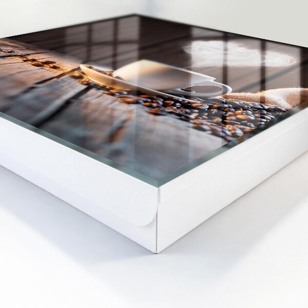 Key cabinet for wall Coffee heart