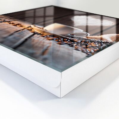 Key cabinet for wall Coffee heart