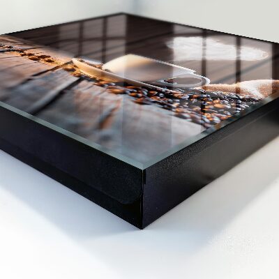 Key cabinet for wall Coffee heart