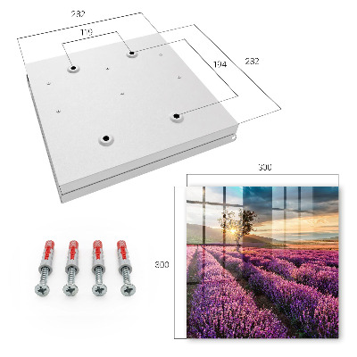 Key box Lavender sunset