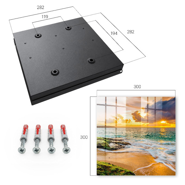 Key storage box Sunset