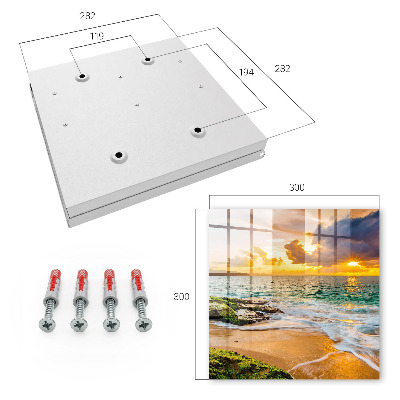 Key storage box Sunset