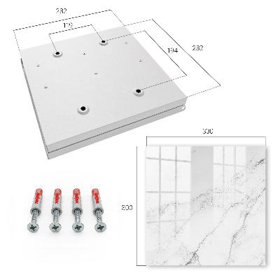Key storage box Gray elegance