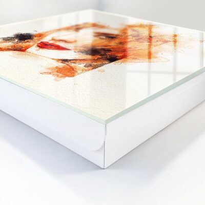 Key storage box Women's watercolor