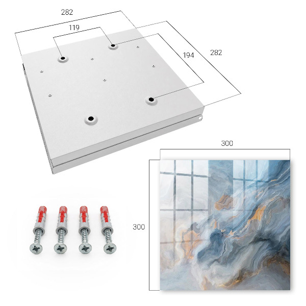 Key cabinet for wall Abstraction of dreams