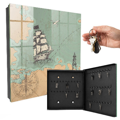 Key storage box Sea adventure