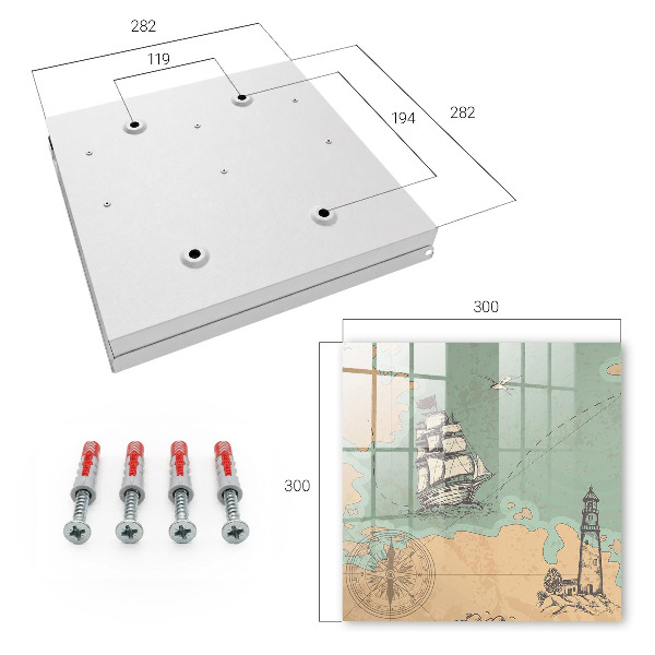 Key storage box Sea adventure
