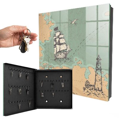 Key storage box Sea adventure