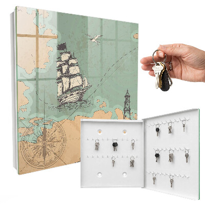 Key storage box Sea adventure