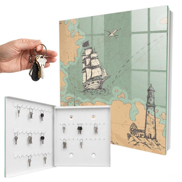 Key storage box Sea adventure
