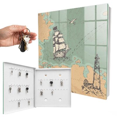 Key storage box Sea adventure