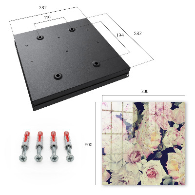 Key box Floral elegance