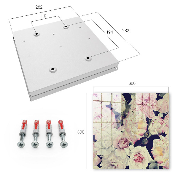 Key box Floral elegance