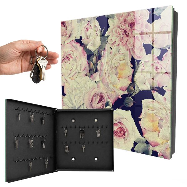 Key box Floral elegance