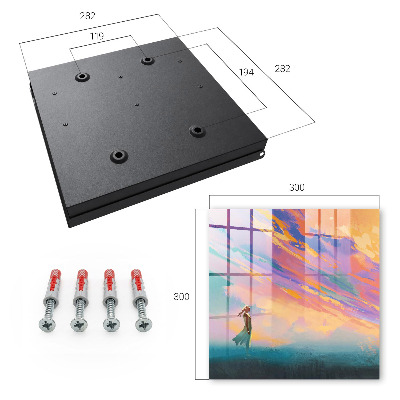 Key storage box Dreamy scene