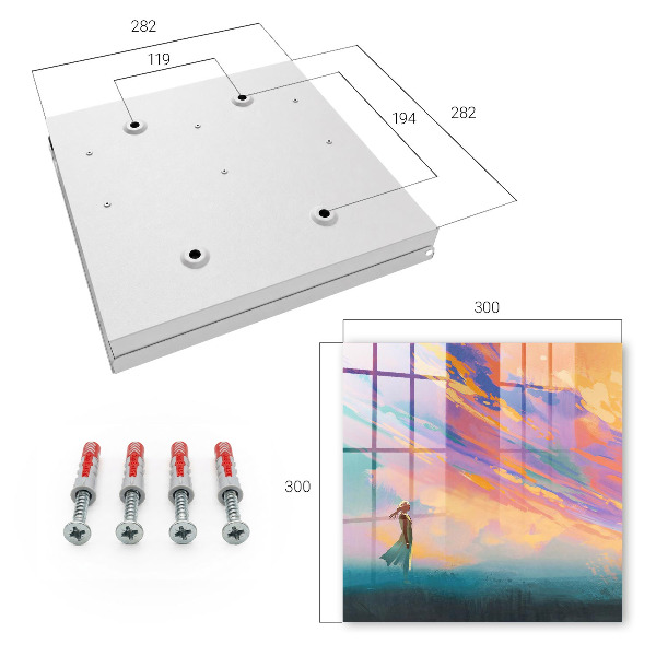 Key storage box Dreamy scene