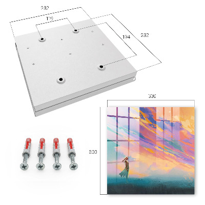Key storage box Dreamy scene