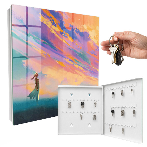 Key storage box Dreamy scene
