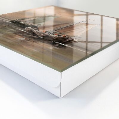 Key cabinet for wall Sea sailboats