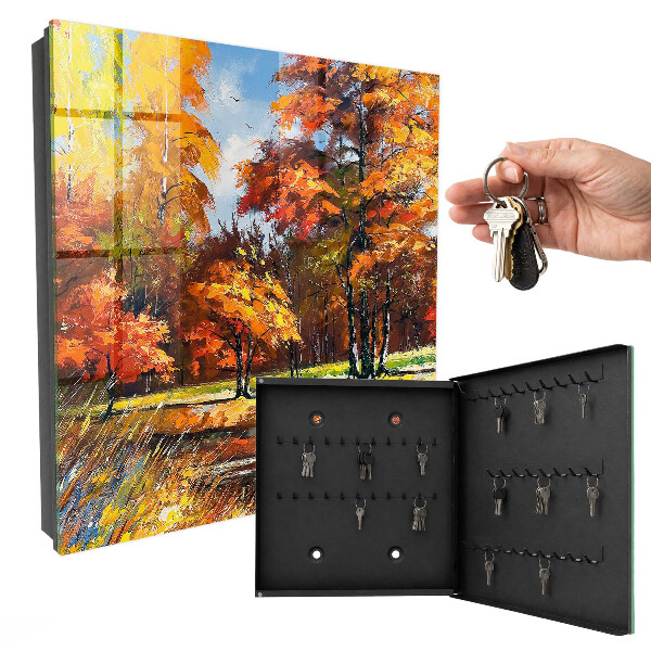 Key box Autumn landscape