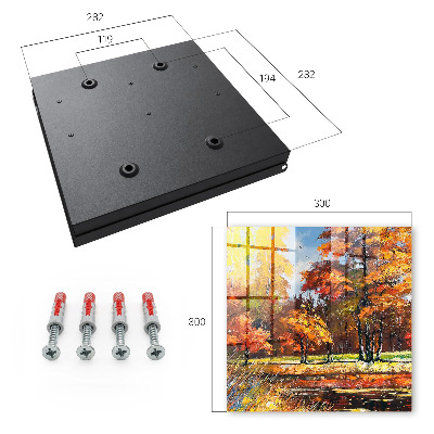 Key box Autumn landscape