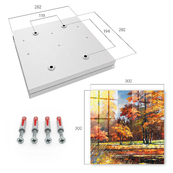 Key box Autumn landscape