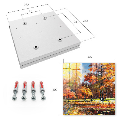 Key box Autumn landscape