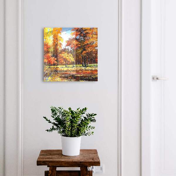 Key box Autumn landscape