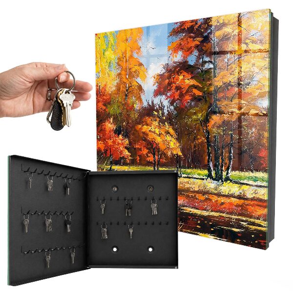 Key box Autumn landscape