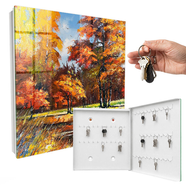 Key box Autumn landscape