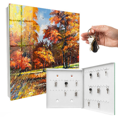 Key box Autumn landscape