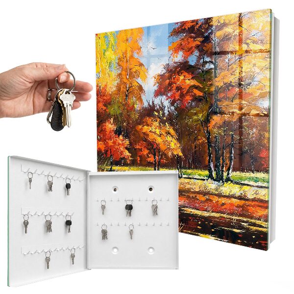 Key box Autumn landscape