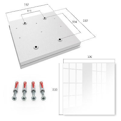 Key storage box White