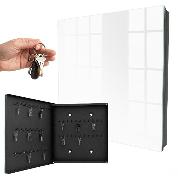 Key cabinet for wall Black