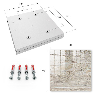Key cabinet for wall Wooden texture