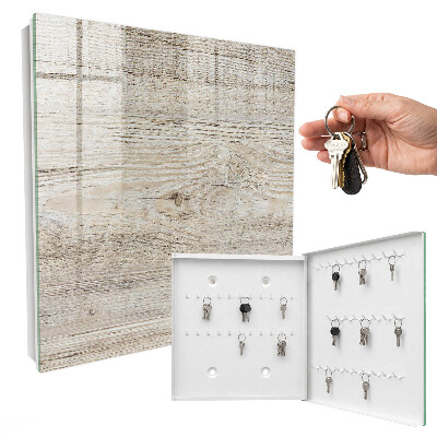 Key cabinet for wall Wooden texture