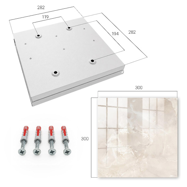 Key storage box Marble elegance