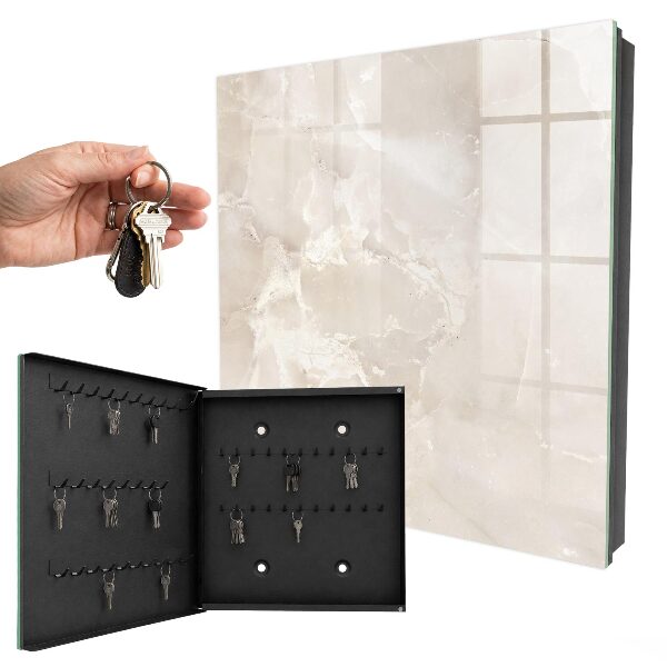 Key storage box Marble elegance
