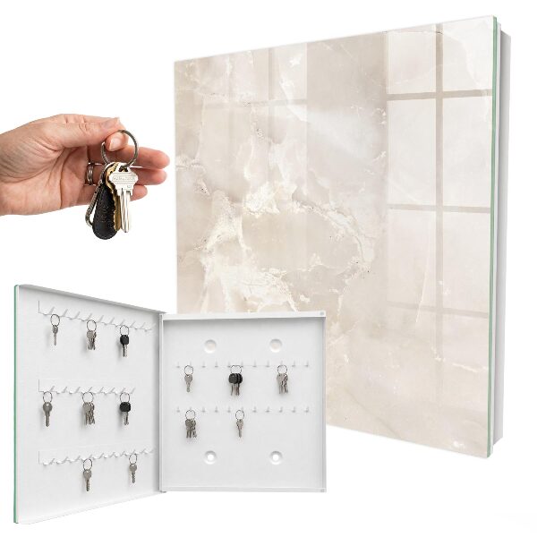 Key storage box Marble elegance