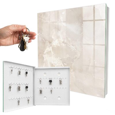 Key storage box Marble elegance