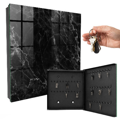 Key cabinet for wall Marble pattern