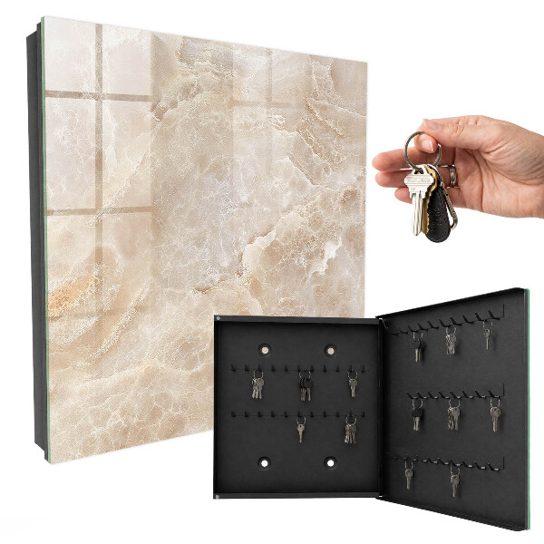 Key box Beige marble